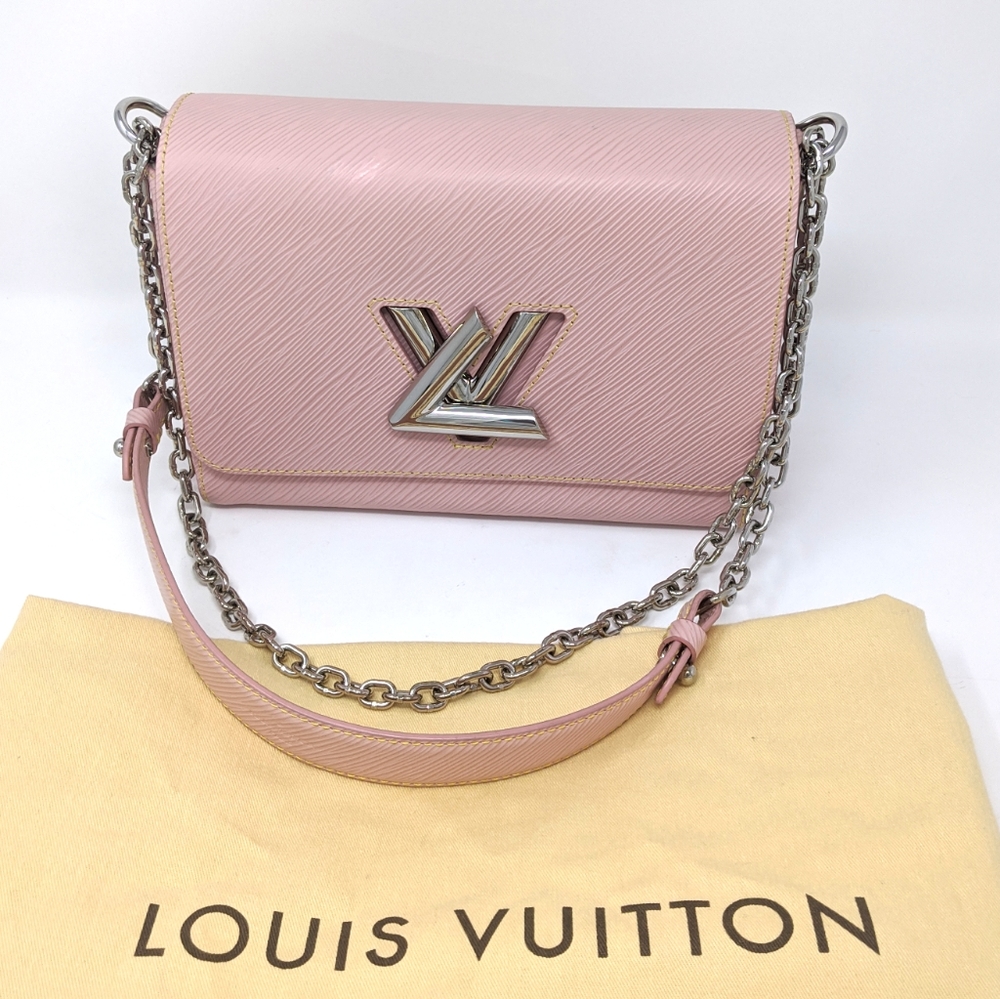 🎉HPx2🎉Louis Vuitton Pink Twist MM Rose Ballerine